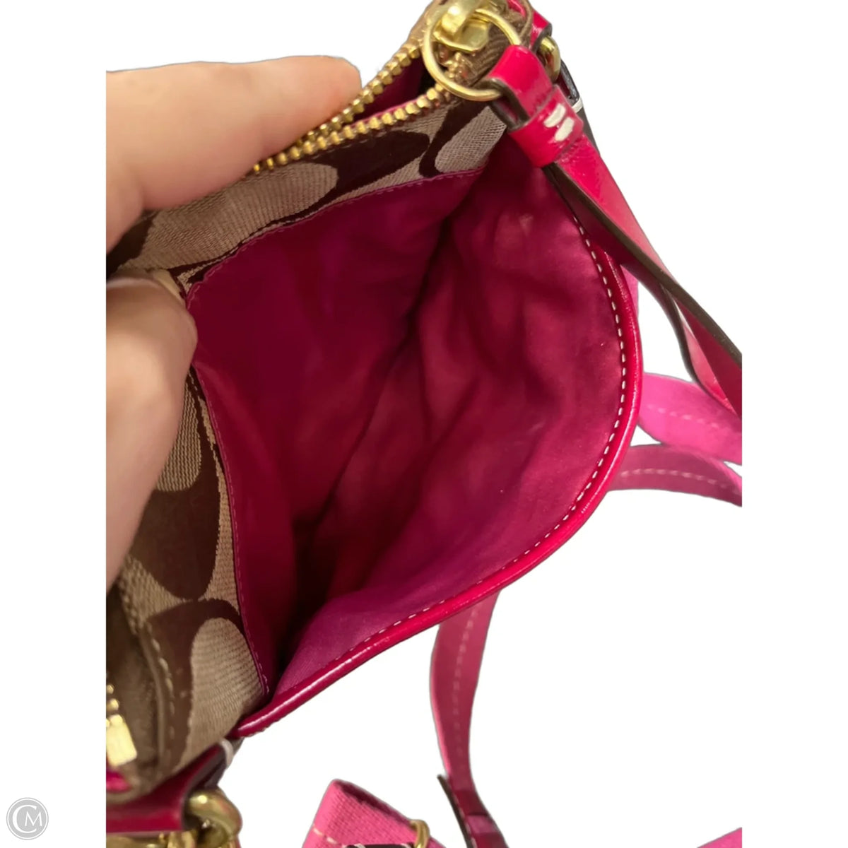Crossbody Designer By Coach, Size: Small