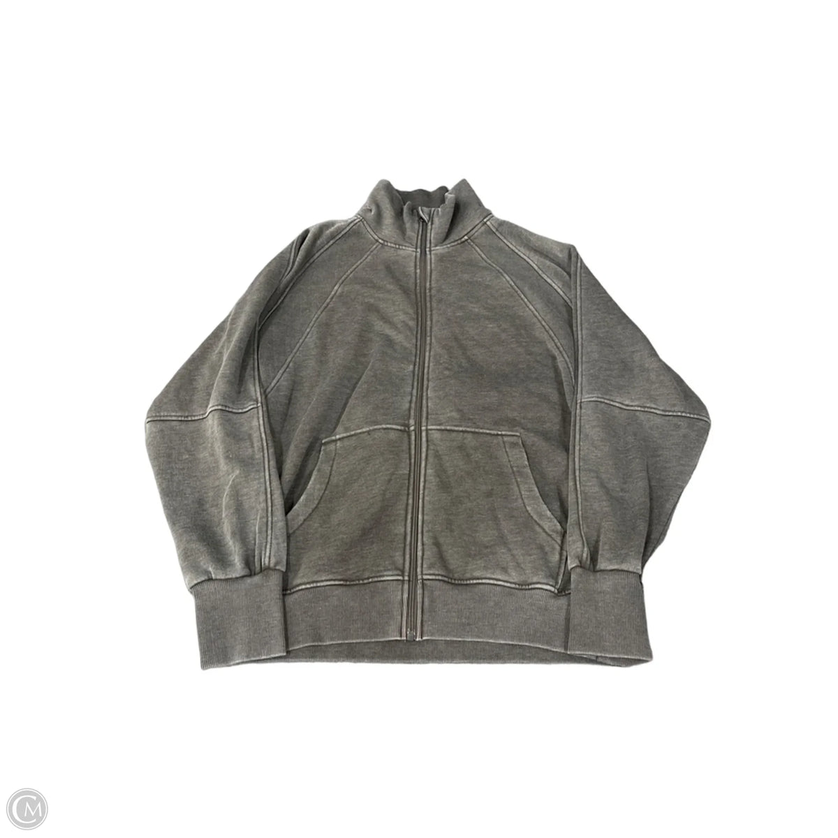 Athletic Jacket By Filly Flair In Grey, Size: M