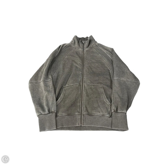 Athletic Jacket By Filly Flair In Grey, Size: M