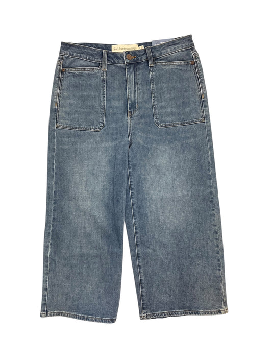 Jeans Wide Leg By Soft Surroundings In Blue Denim, Size:12