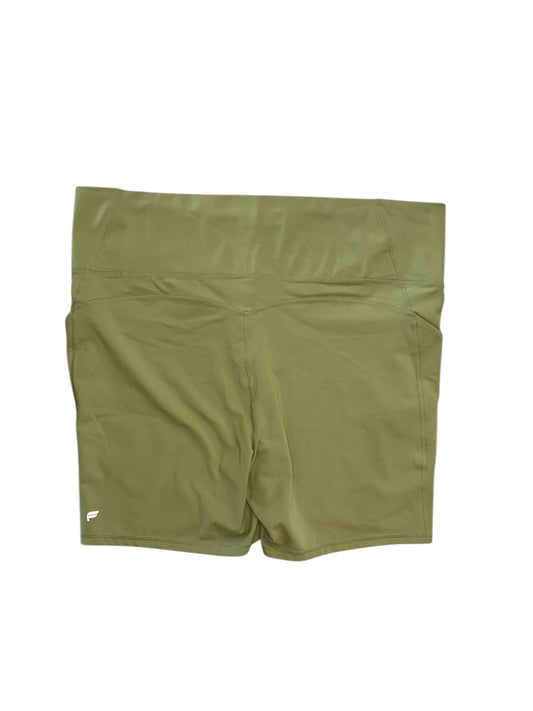 Athletic Shorts By Fabletics In Green, Size:3X