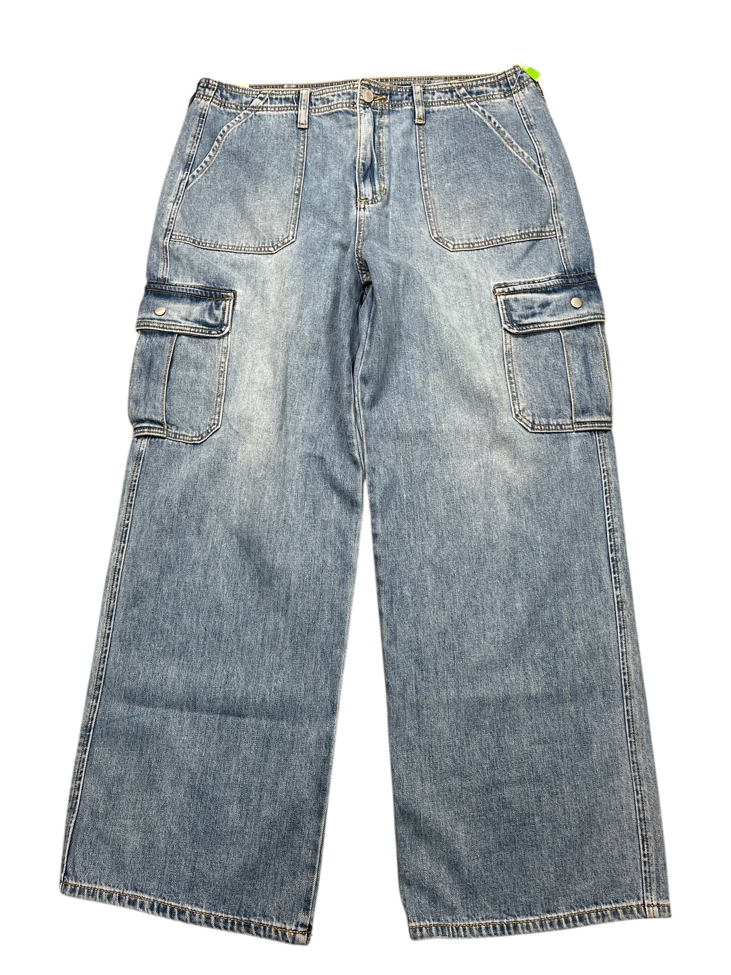 Jeans Wide Leg By Sneak Peek In Blue Denim, Size:10