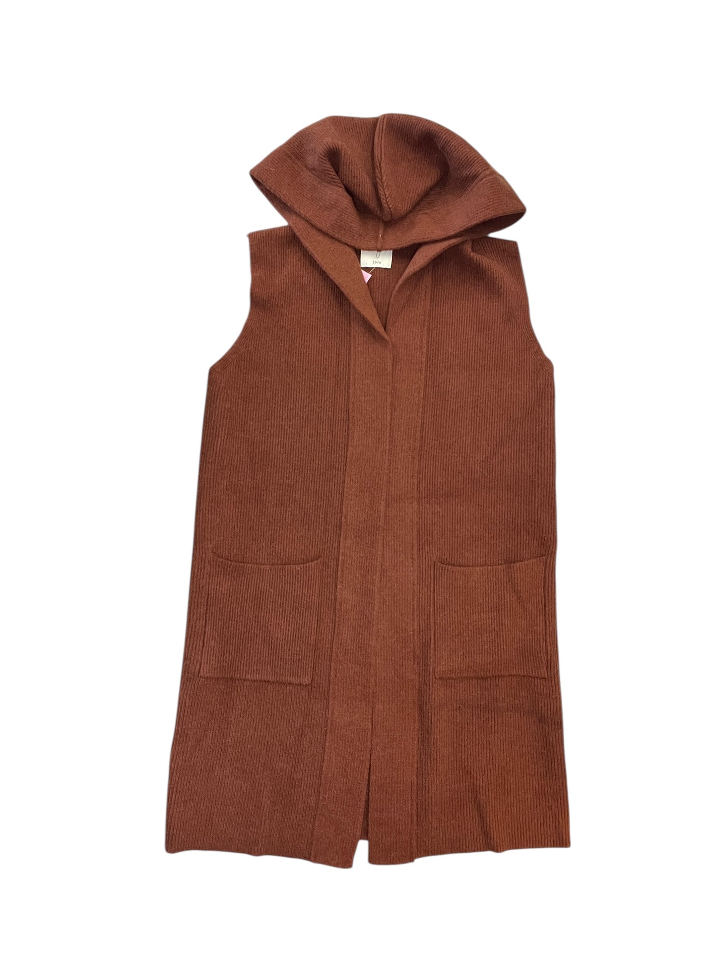 Vest Sweater By Joie In Orange, Size:Xs