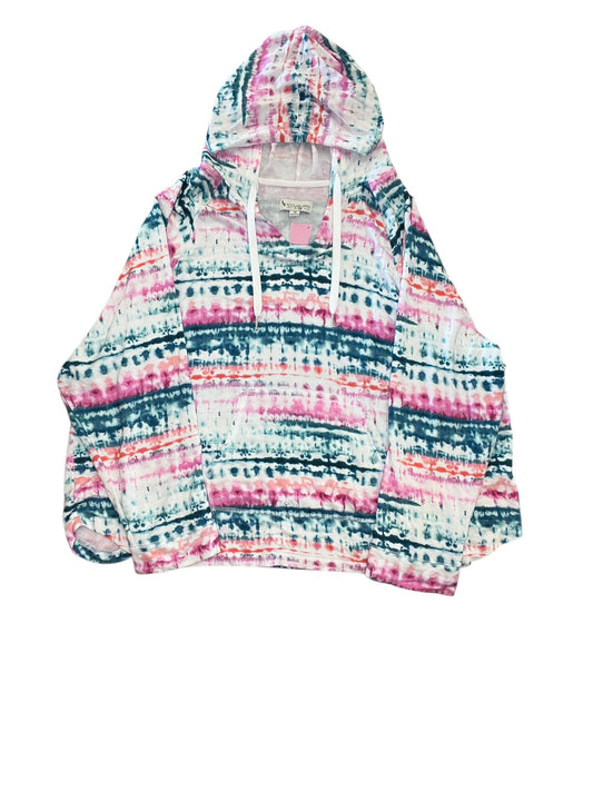 Sweatshirt Hoodie By Koolaburra By Ugg In Tie Dye Print, Size:3X