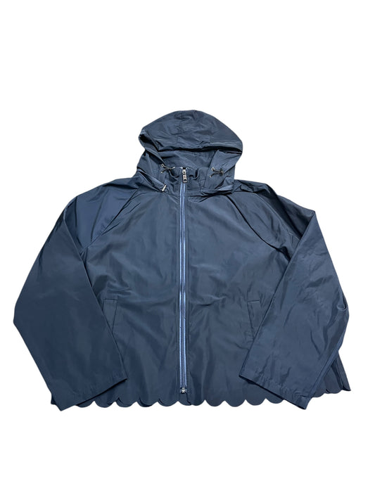 Jacket Windbreaker By Banana Republic In Navy, Size:Xl