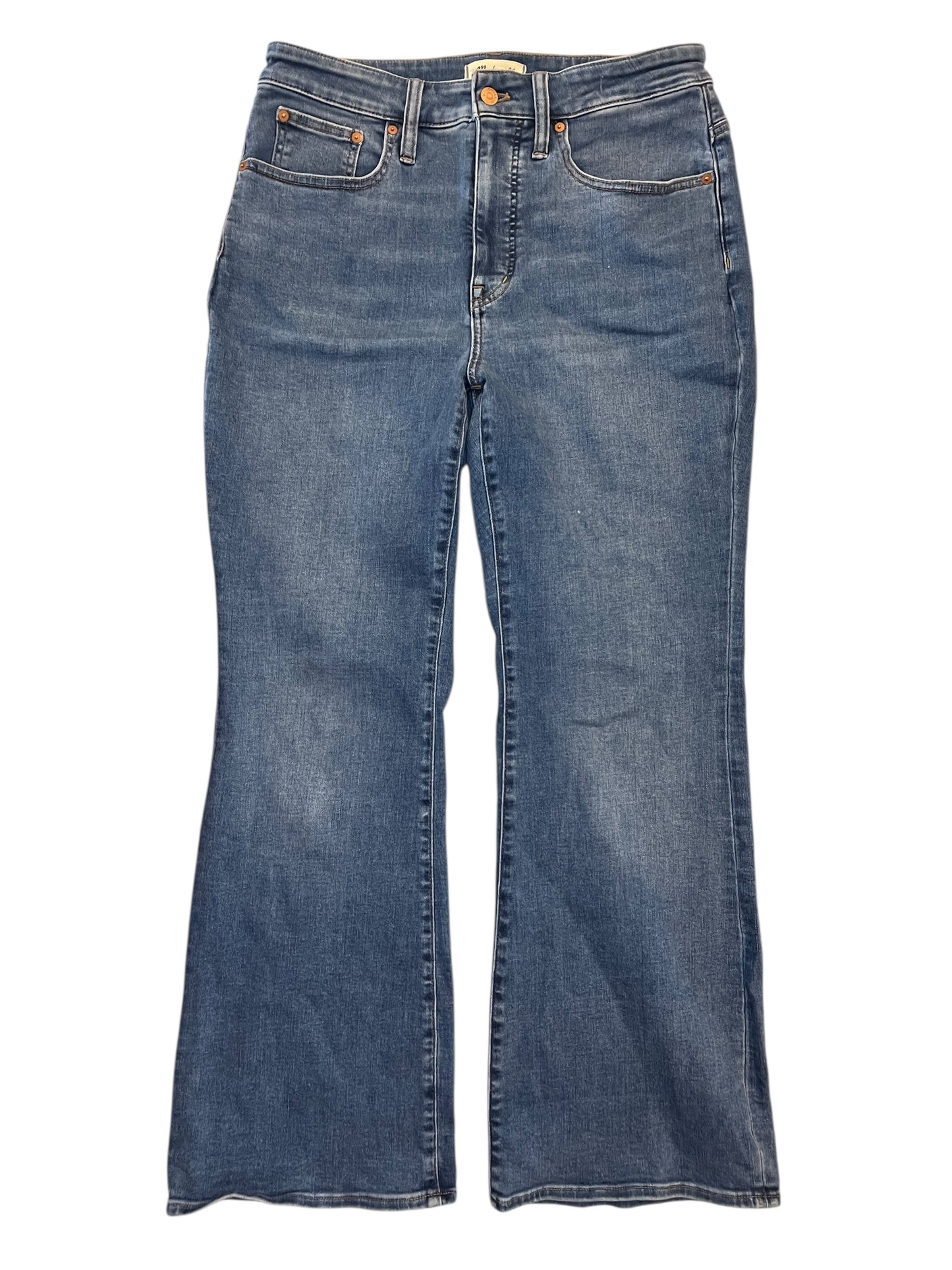 Jeans Flared By Madewell In Blue Denim, Size:14