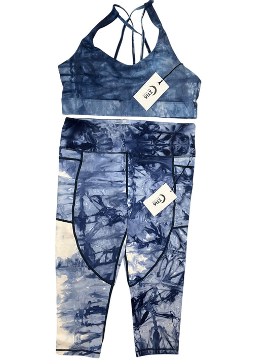 Athletic Pants 2Pc By Zyia In Blue, Size:Xxl