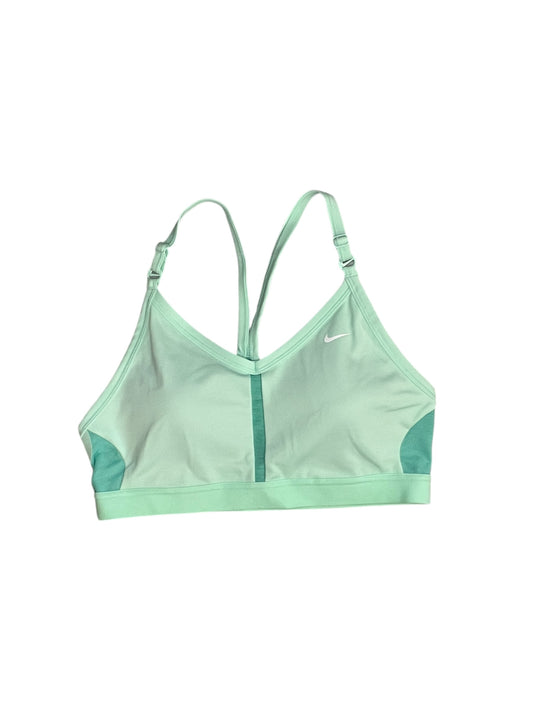 Athletic Bra By Nike Apparel In Green, Size:L
