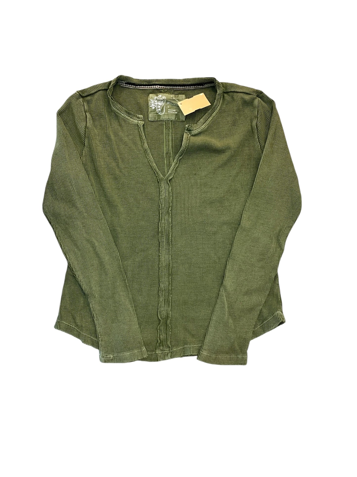 Top Ls By Pilcro In Green, Size:S