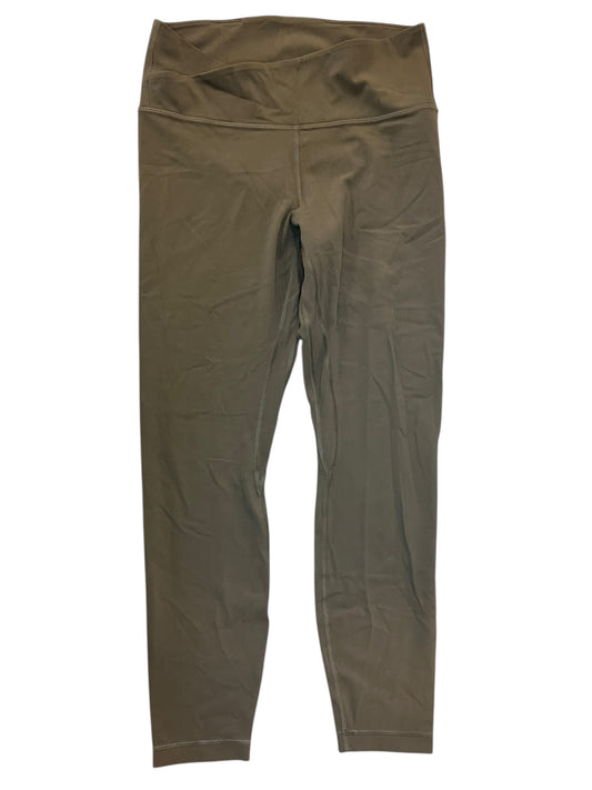 Athletic Leggings By Lululemon In Green, Size:M