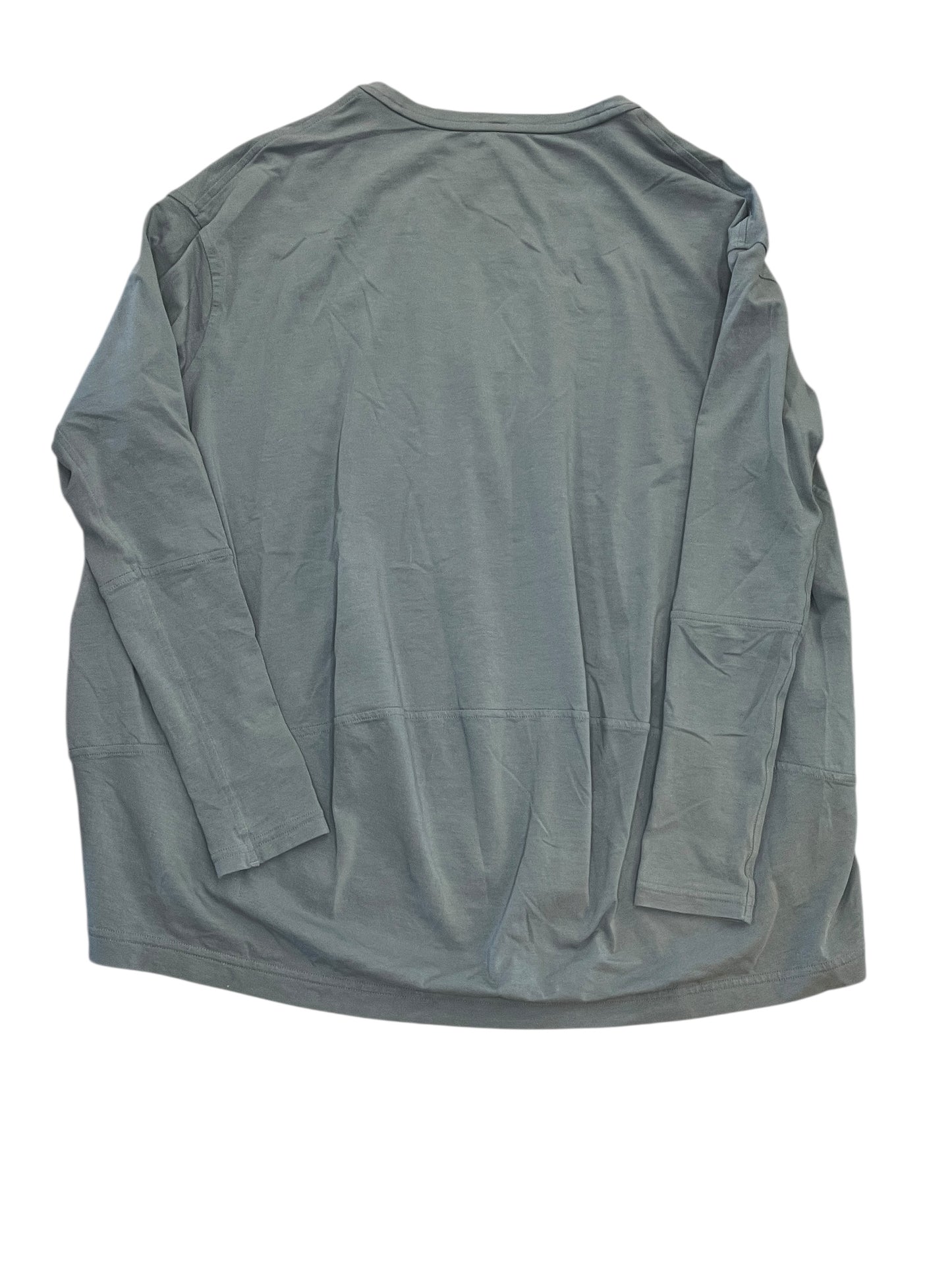 Athletic Top Ls Crewneck By Lululemon In Blue, Size:M