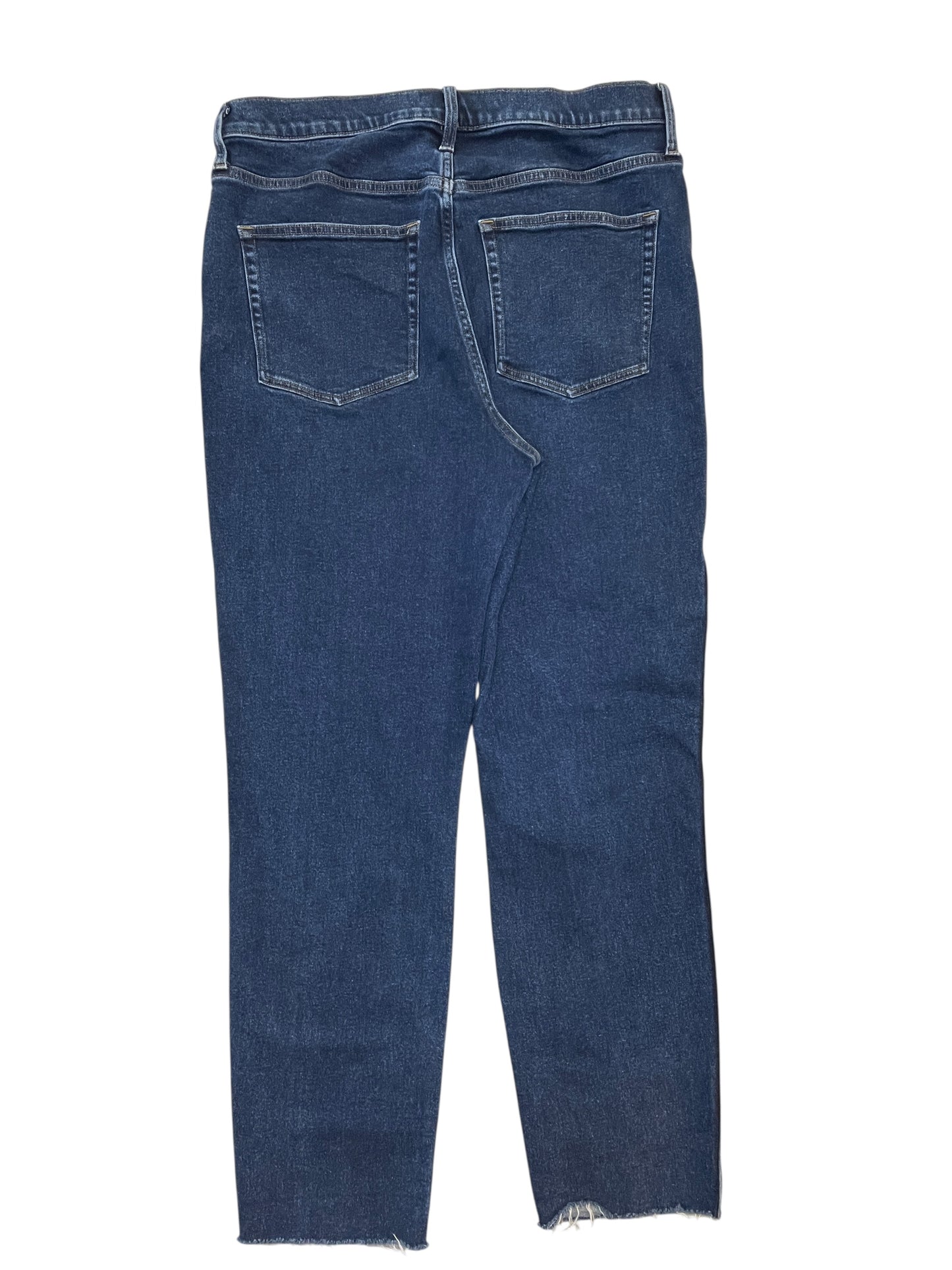 Jeans Straight By J. Crew In Blue Denim, Size:16