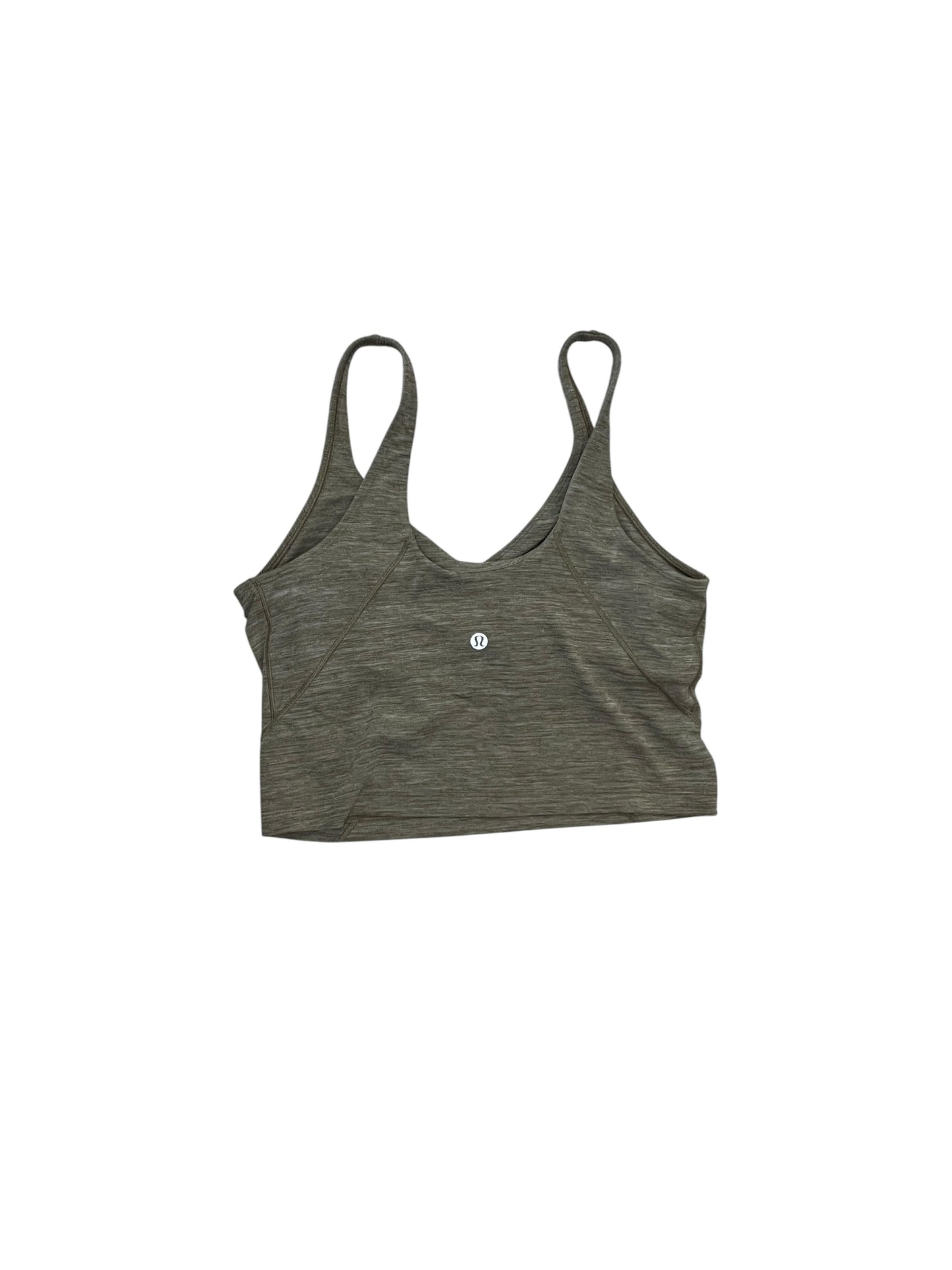 Athletic Bra By Lululemon In Grey, Size:M