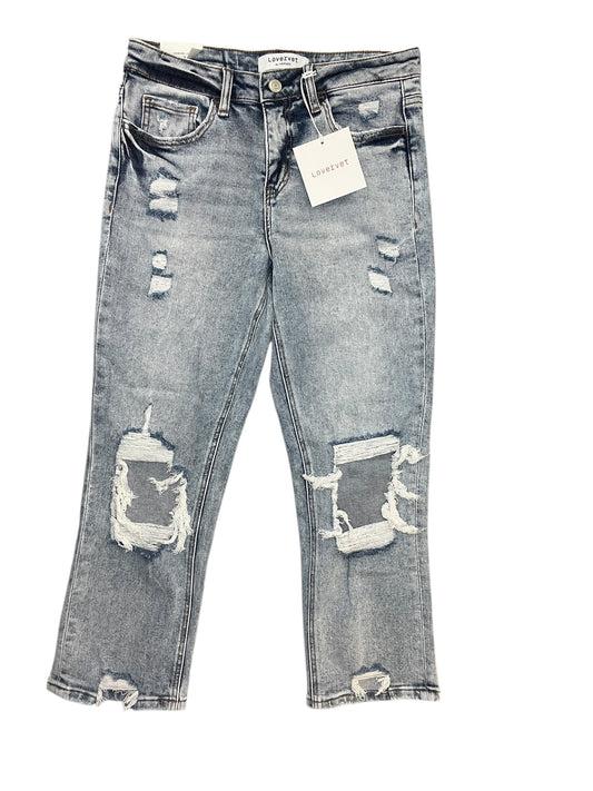 Jeans Straight By Vervet In Blue Denim, Size:4