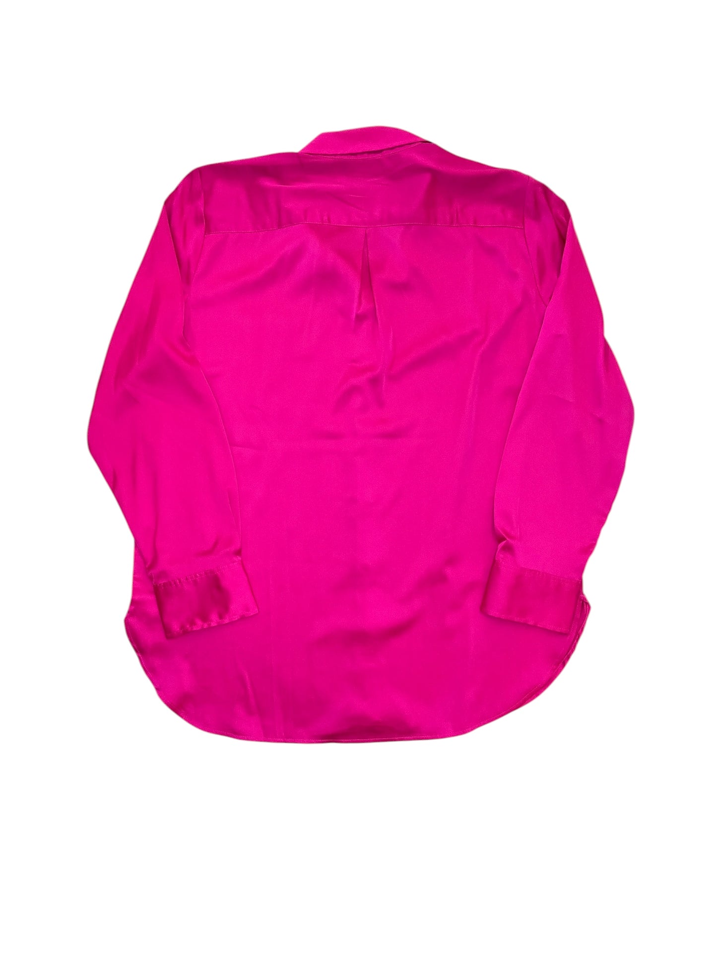 Blouse Ls By Talbots In Pink, Size:L
