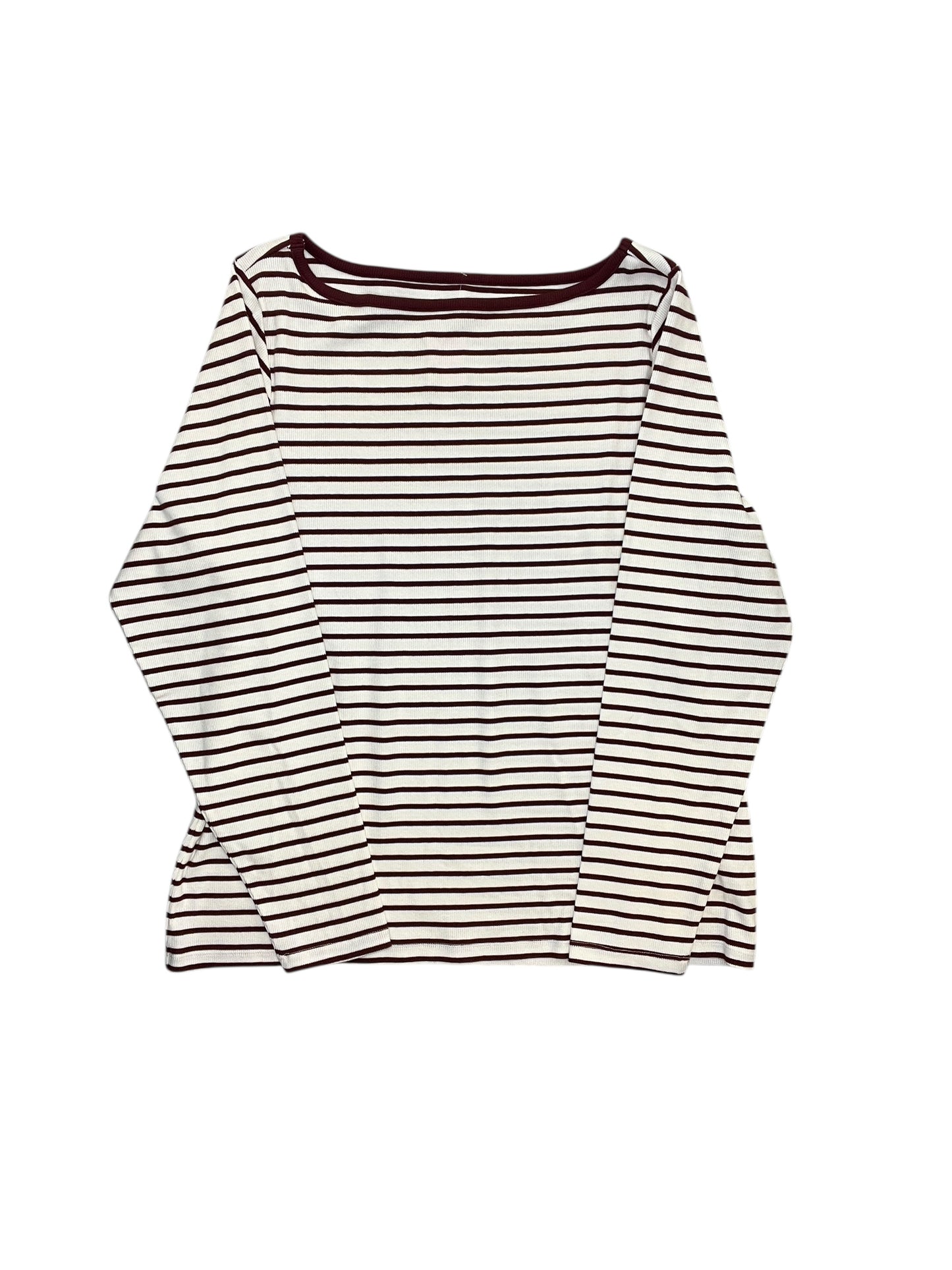 Top Ls Basic By Old Navy In Striped Pattern, Size:2X