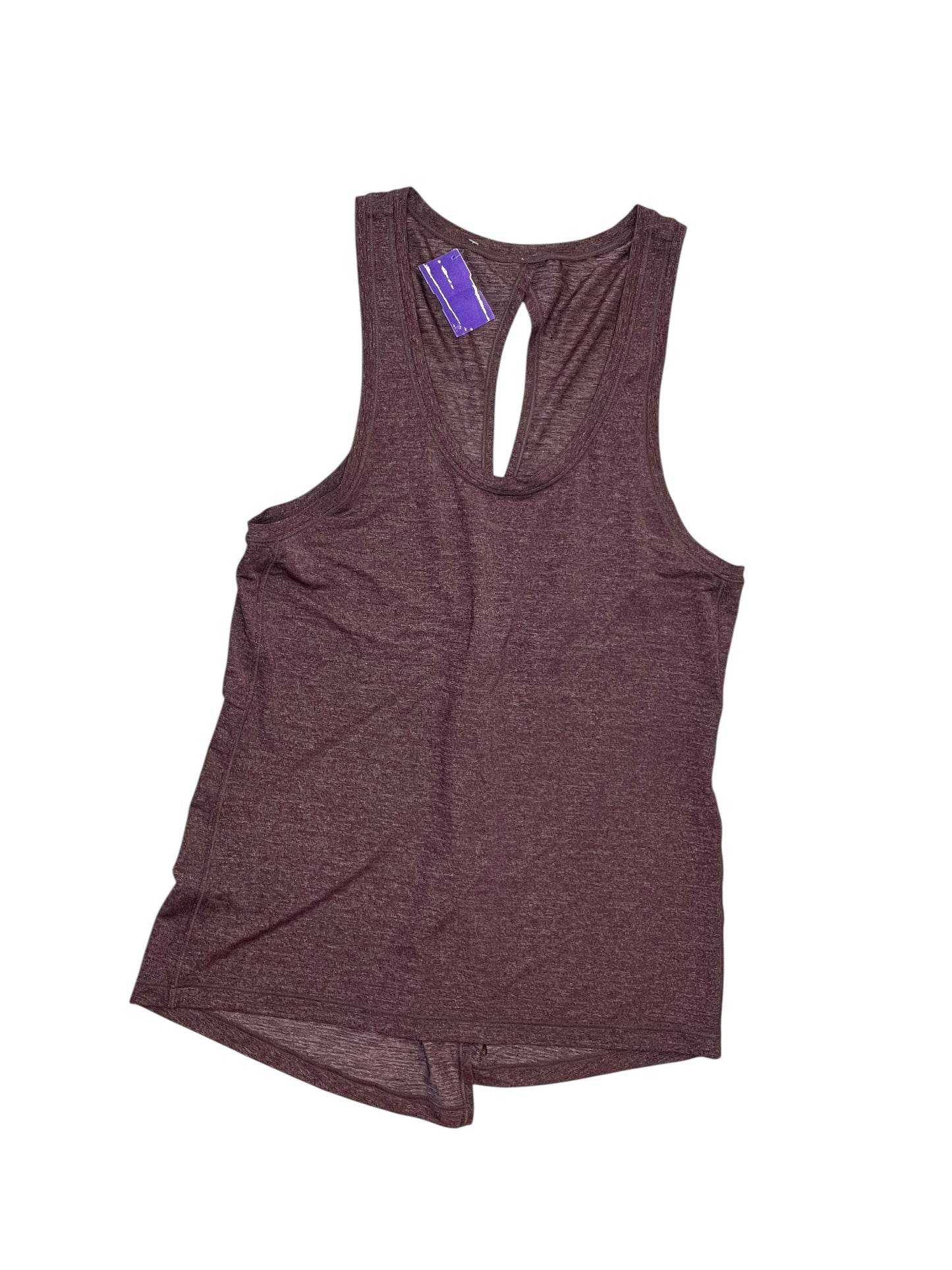 Athletic Tank Top By Lululemon In Mauve, Size:M