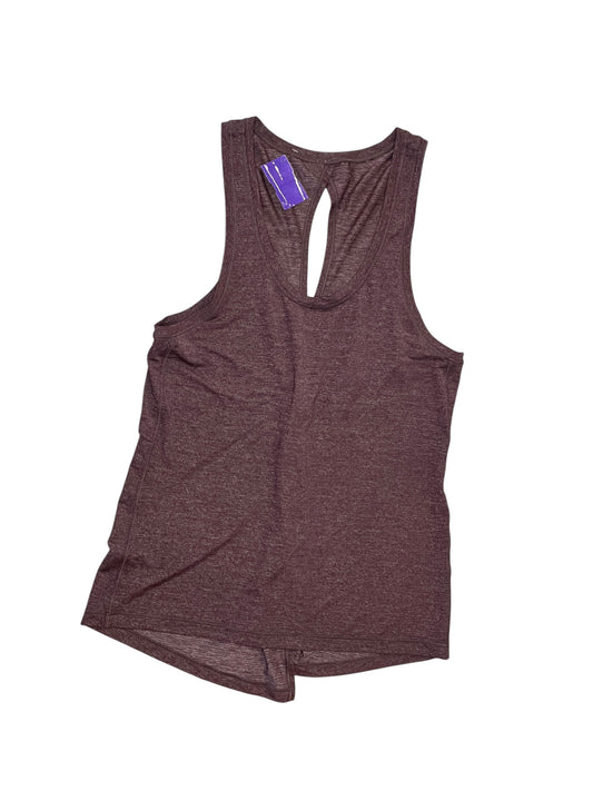 Athletic Tank Top By Lululemon In Mauve, Size:M