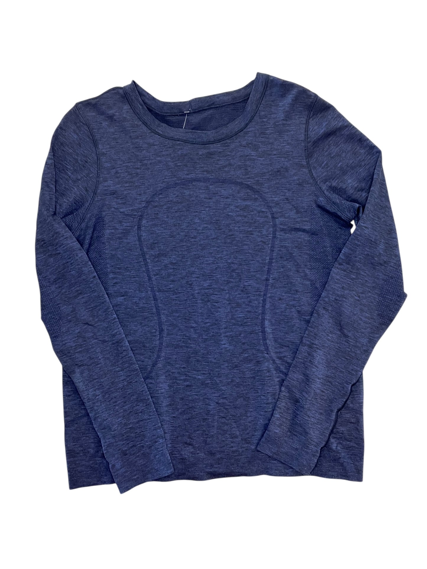 Athletic Top Ls Crewneck By Lululemon In Blue, Size:S