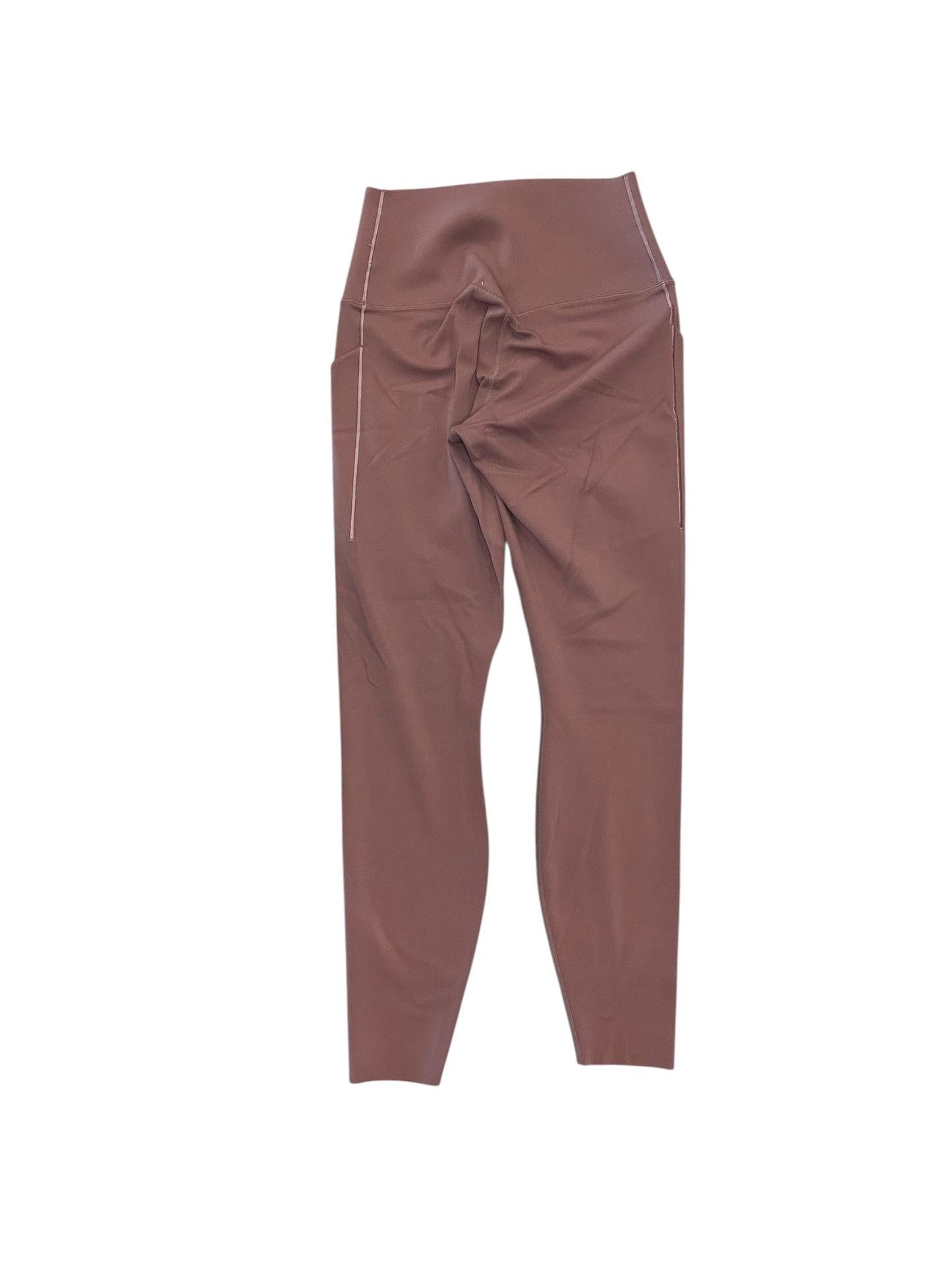 Athletic Leggings By Nike In Mauve, Size:S