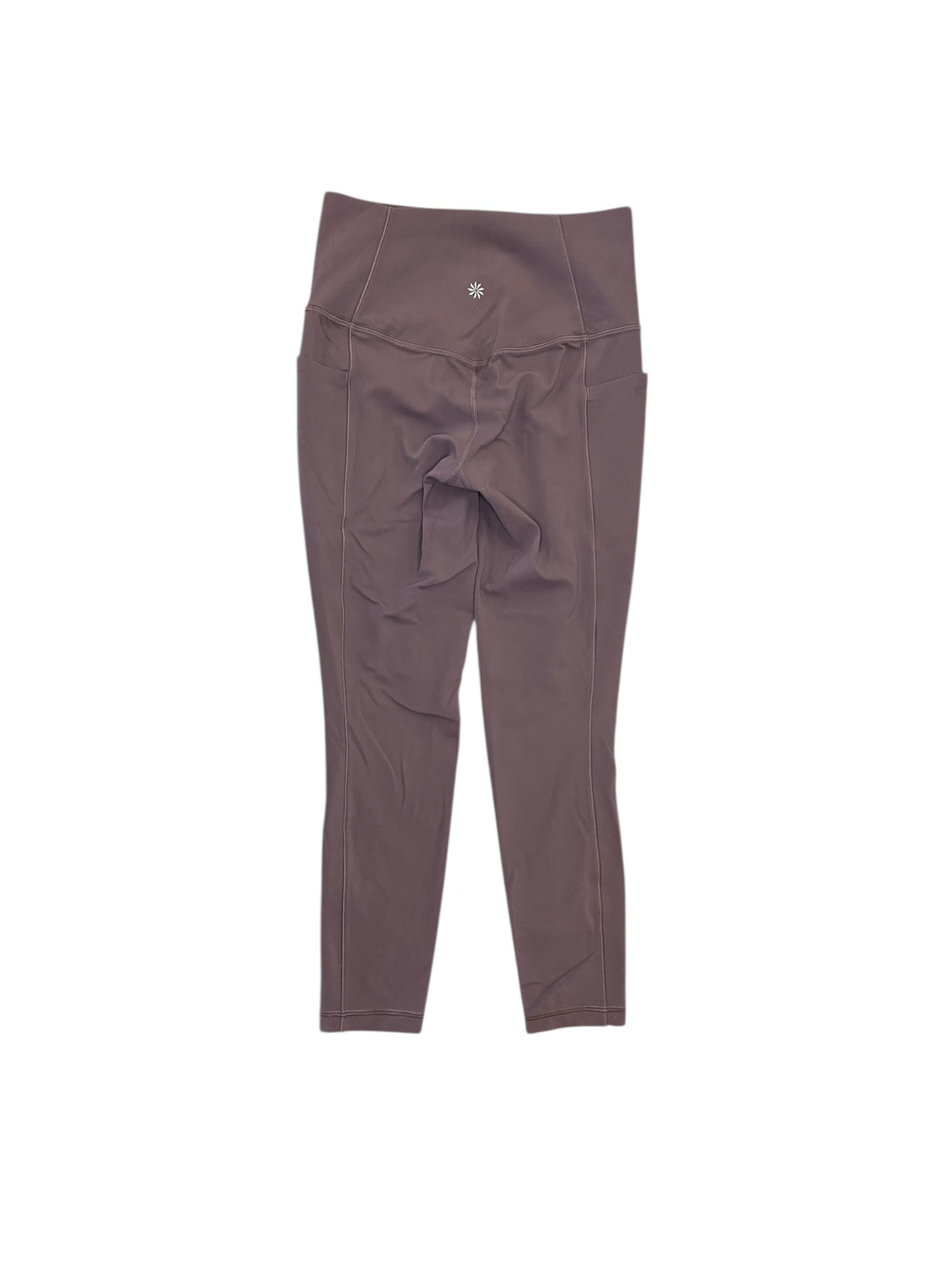 Athletic Leggings By Athleta In Mauve, Size:Xs