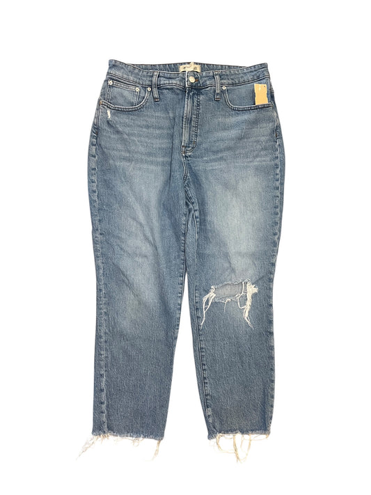 Jeans Straight By Madewell In Blue Denim, Size:14