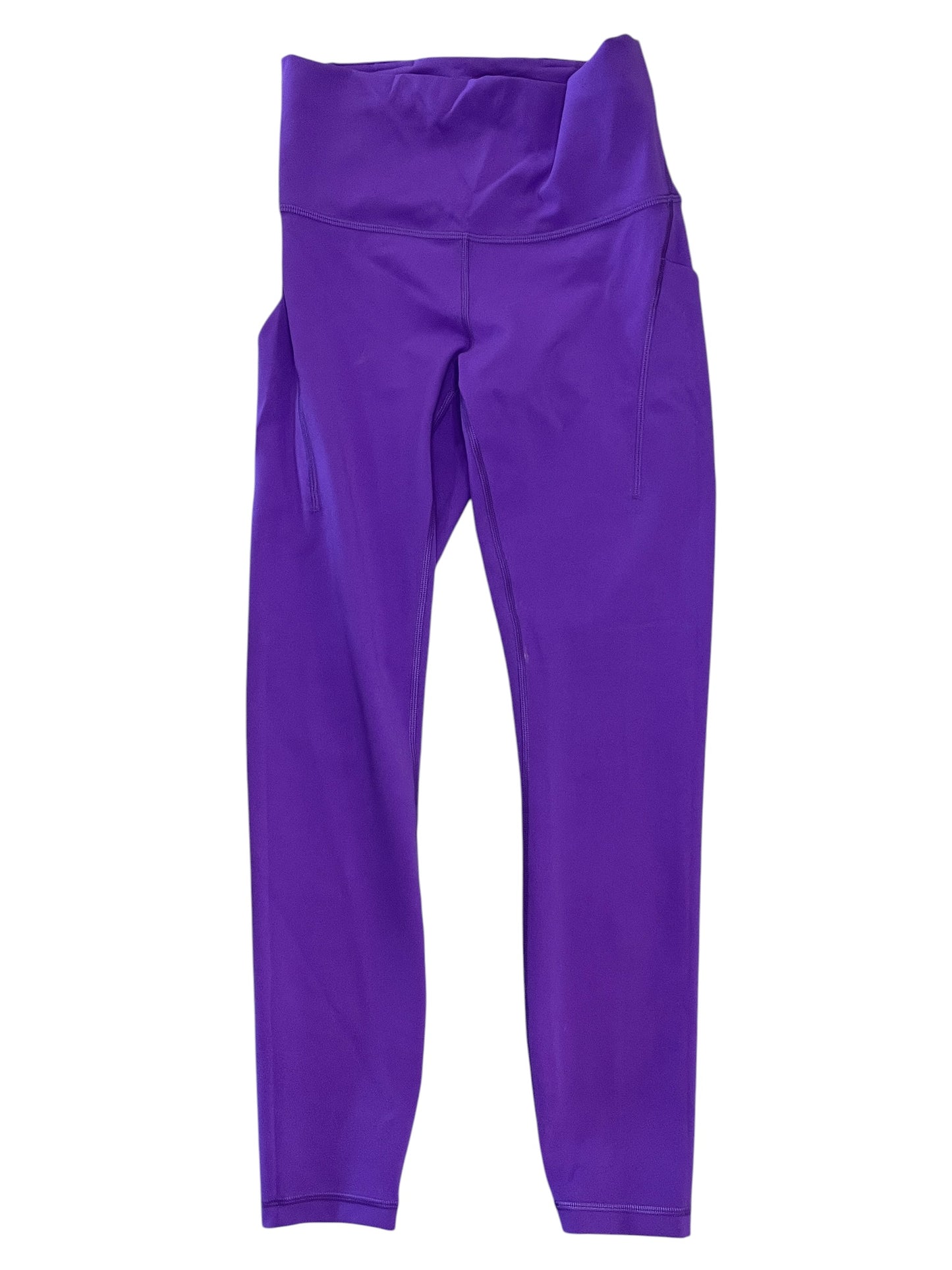 Athletic Leggings By Lululemon In Purple, Size:S