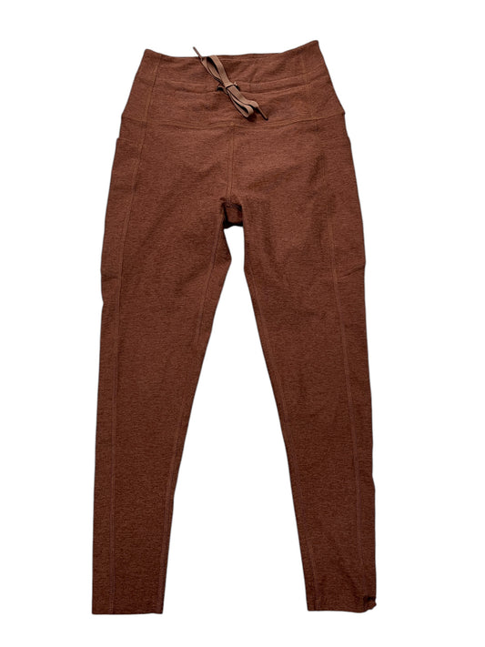 Athletic Leggings By Beyond Yoga In Brown, Size:M
