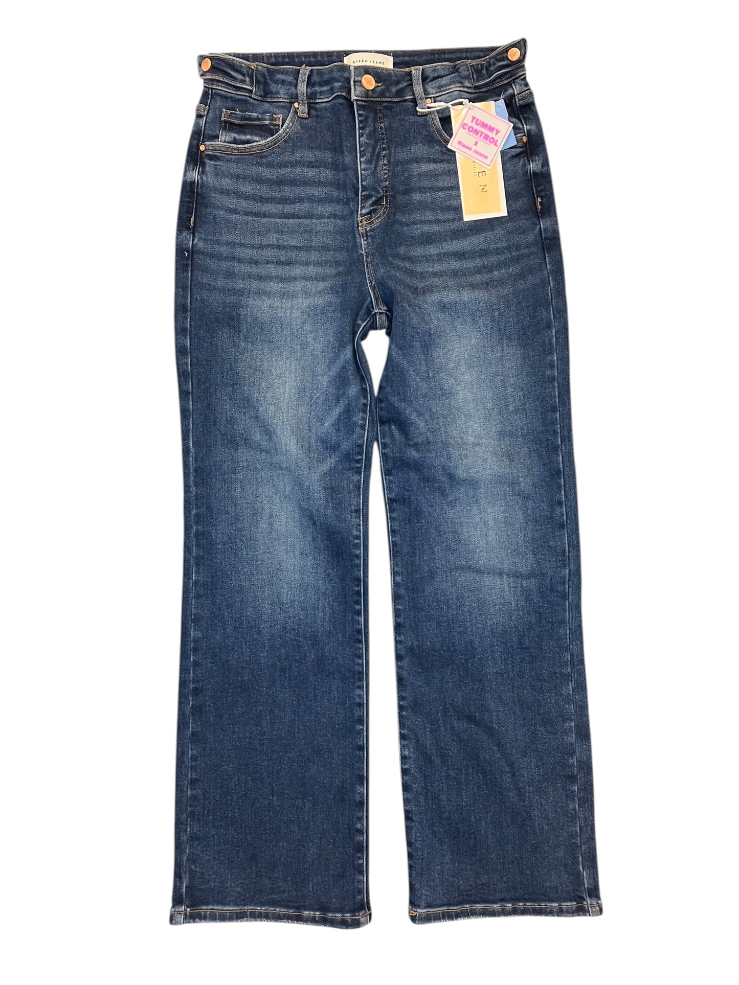 Jeans Wide Leg By Risen In Blue Denim, Size:12