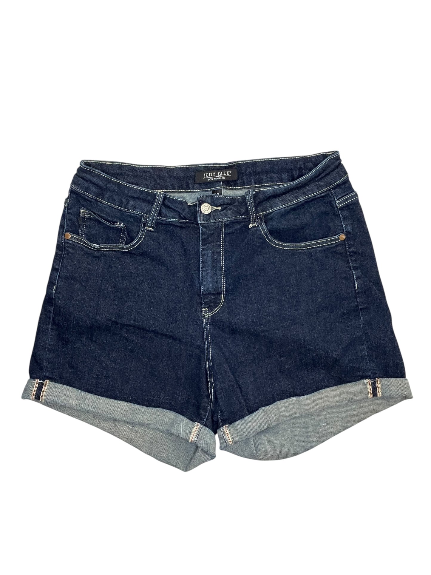 Shorts By Judy Blue In Blue Denim, Size:1X