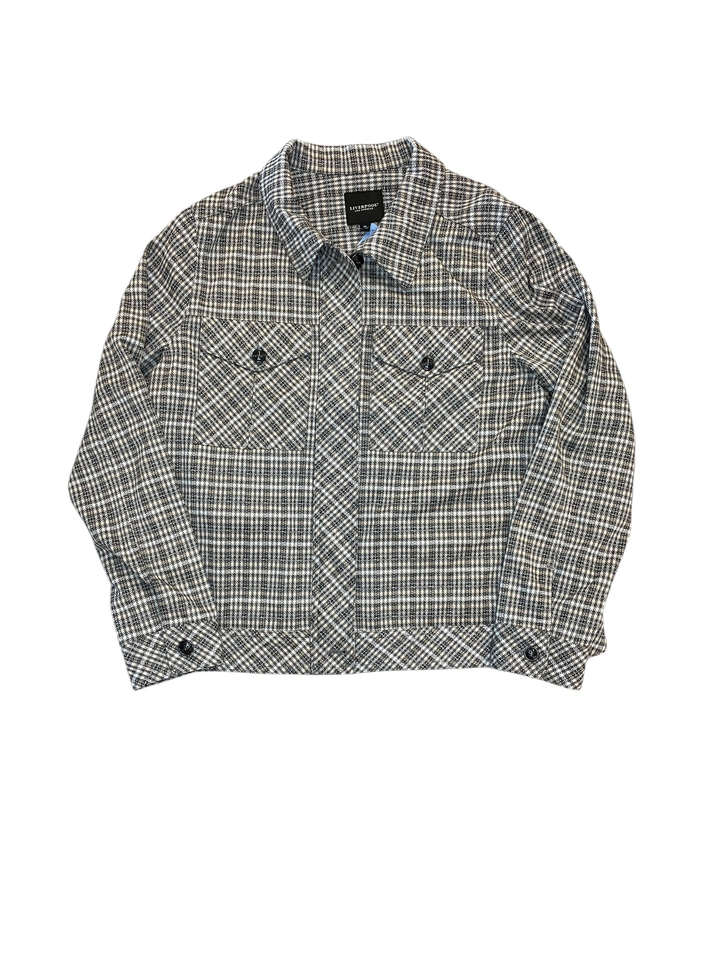 Jacket Other By Liverpool In Plaid Pattern, Size:Xl