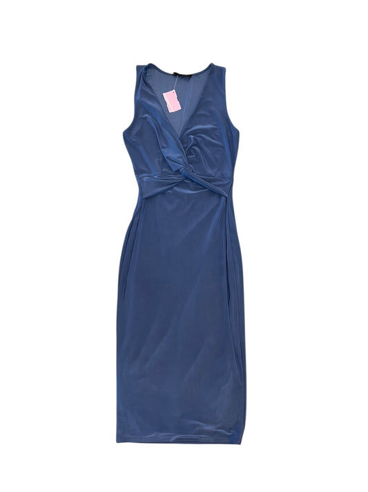 Dress Casual Midi By Cmc In Blue, Size:S