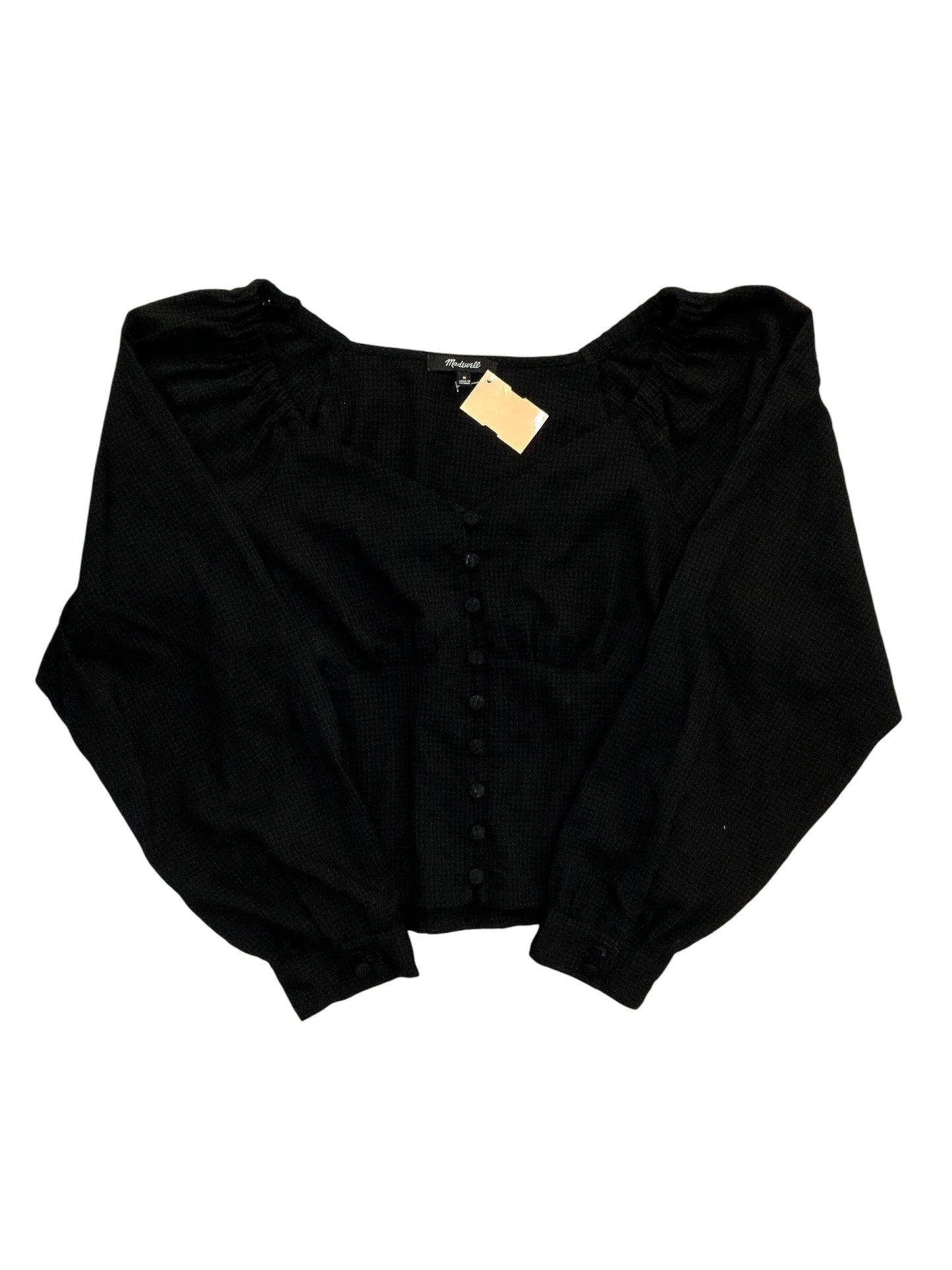 Top Ls By Madewell In Black, Size:M