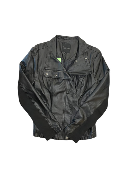 Jacket Moto By Rd Style In Black, Size:L