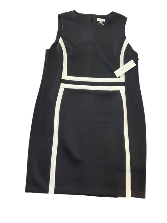 Dress Work By Calvin Klein In Black, Size:2X