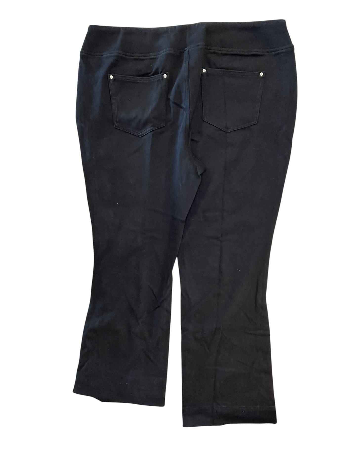 Pants Wide Leg By Belle By Kim Gravel In Black, Size:2X