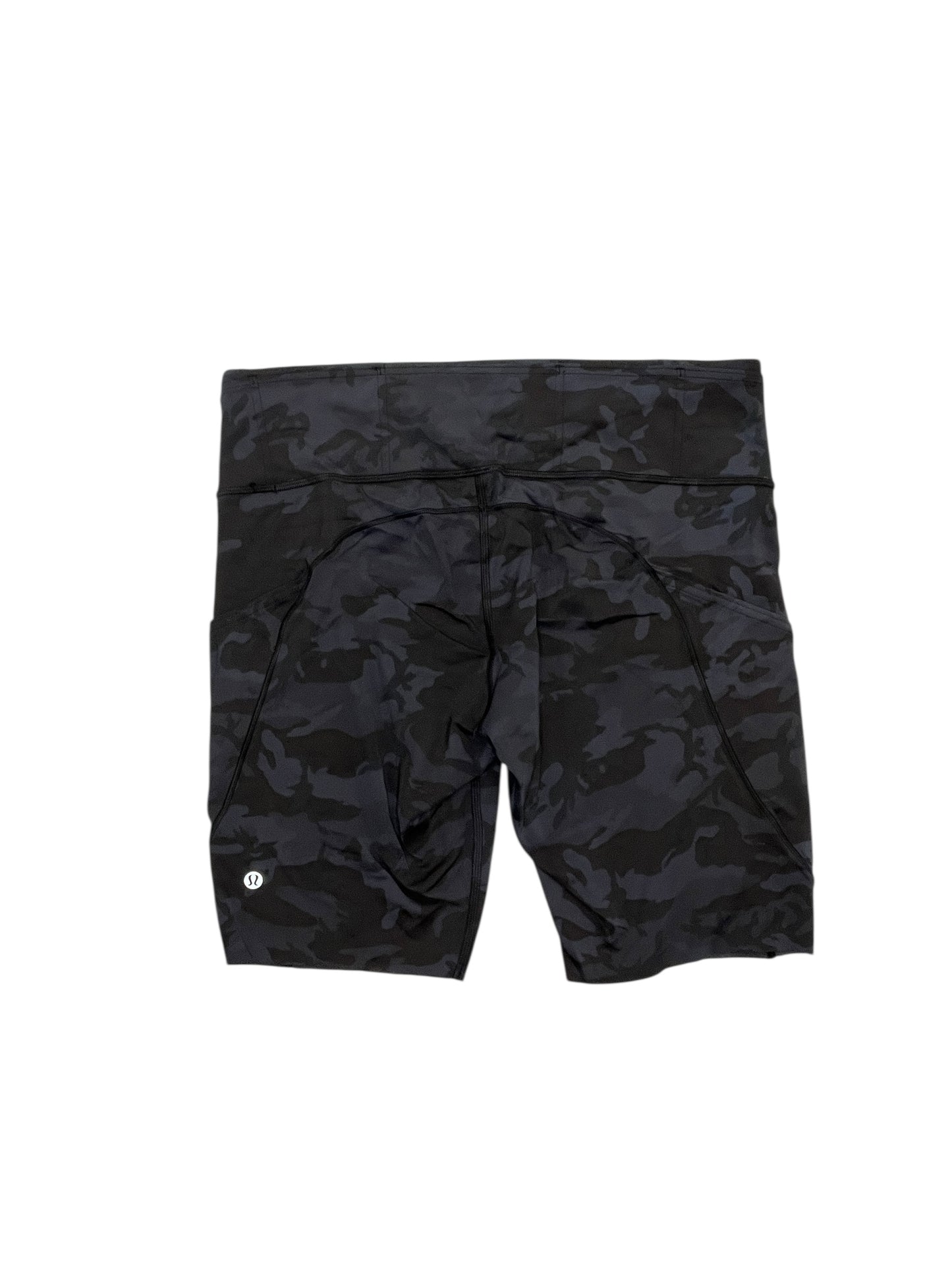 Athletic Shorts By Lululemon In Camouflage Print, Size:L