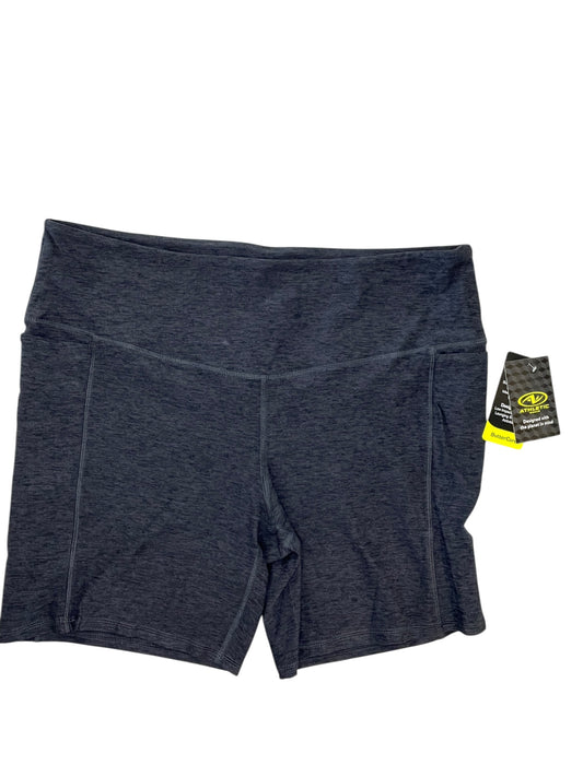 Athletic Shorts By Athletic Works In Grey, Size:1X