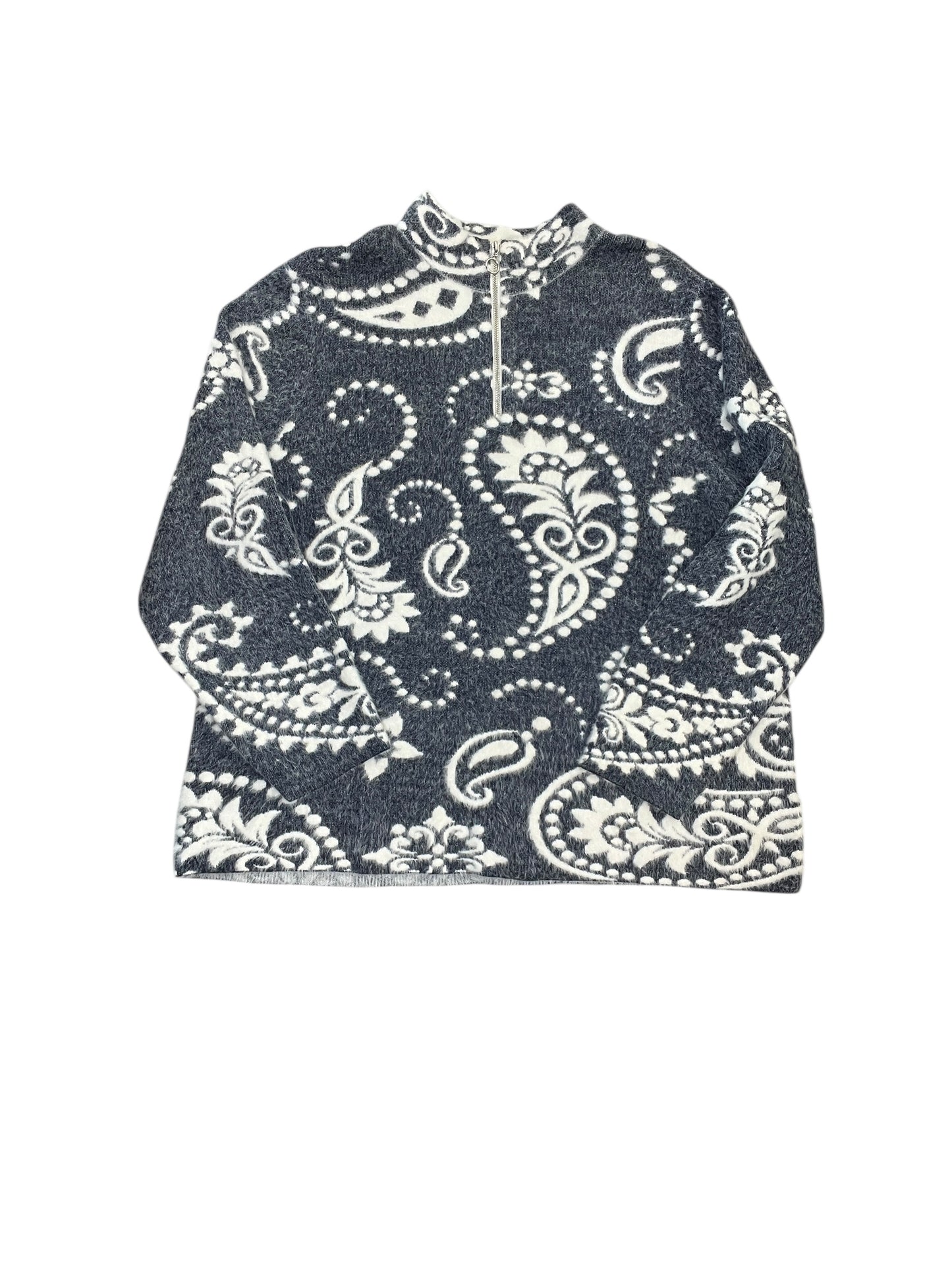 Top Ls By Chicos In Blue & White, Size:Xl