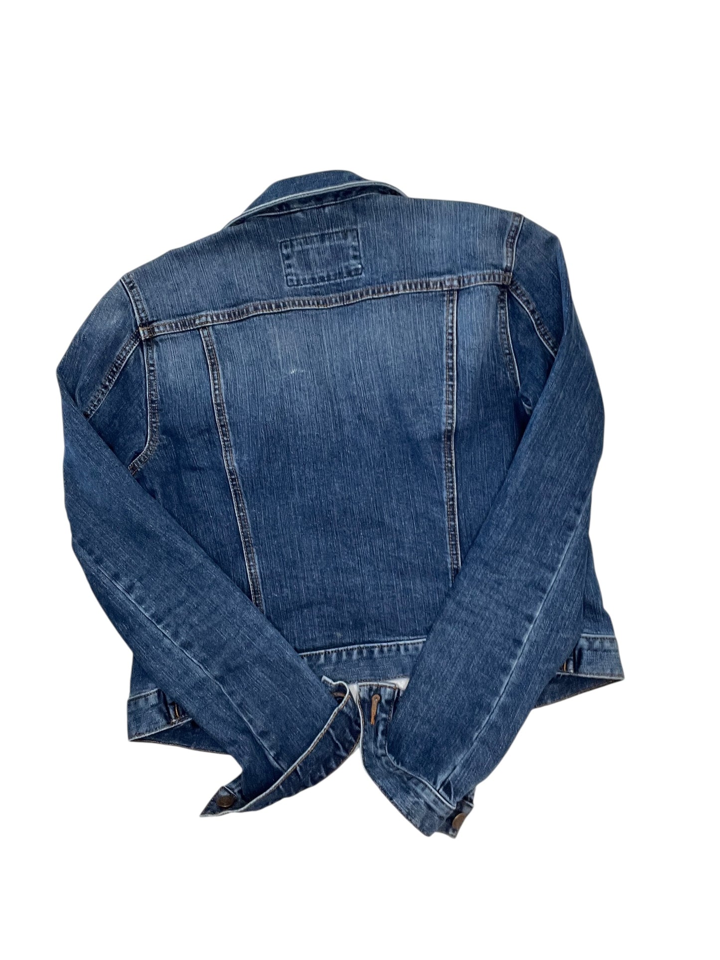 Jacket Denim By Loft In Blue Denim, Size:Xs