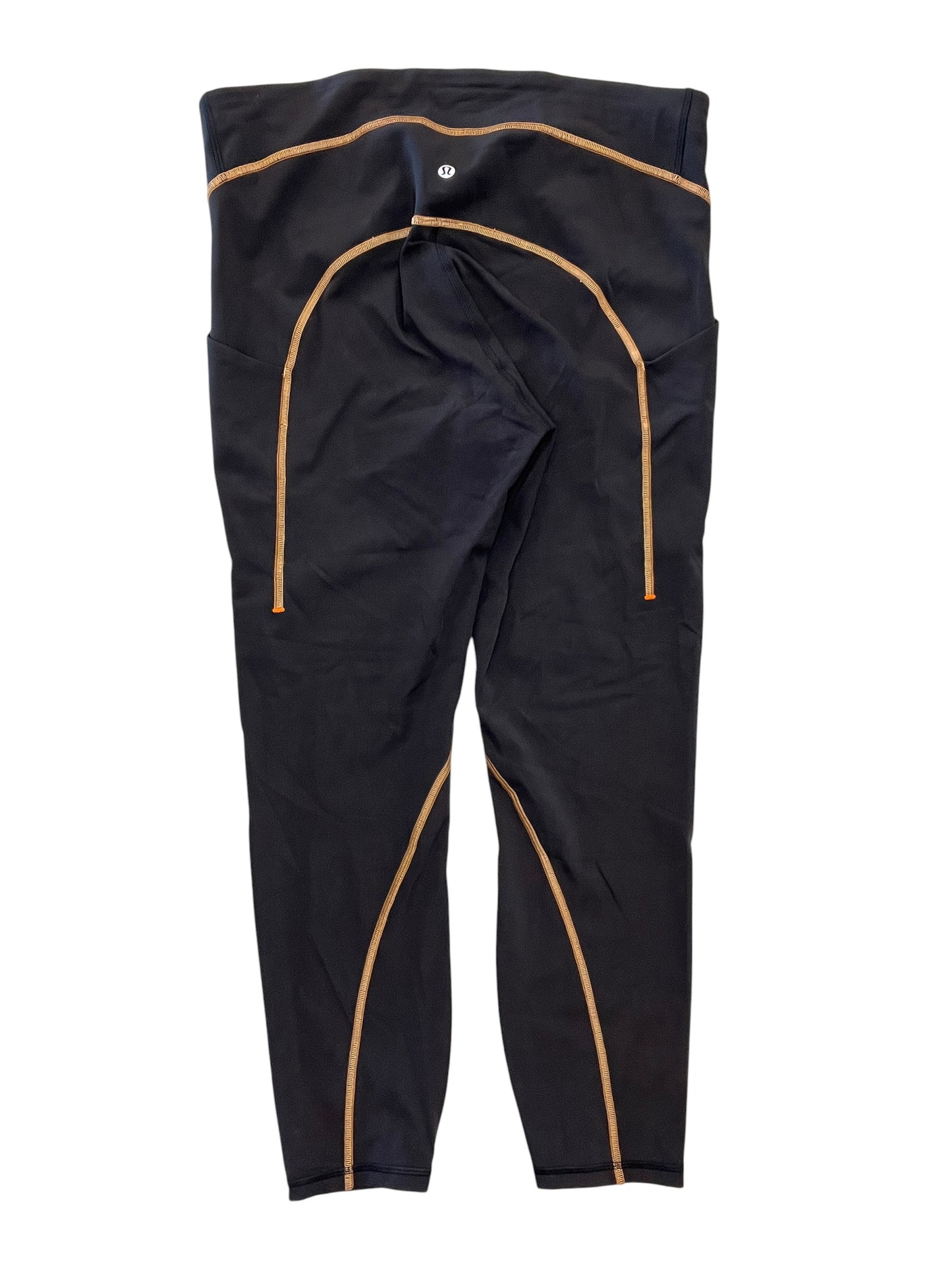 Athletic Leggings By Lululemon In Black, Size:Xl
