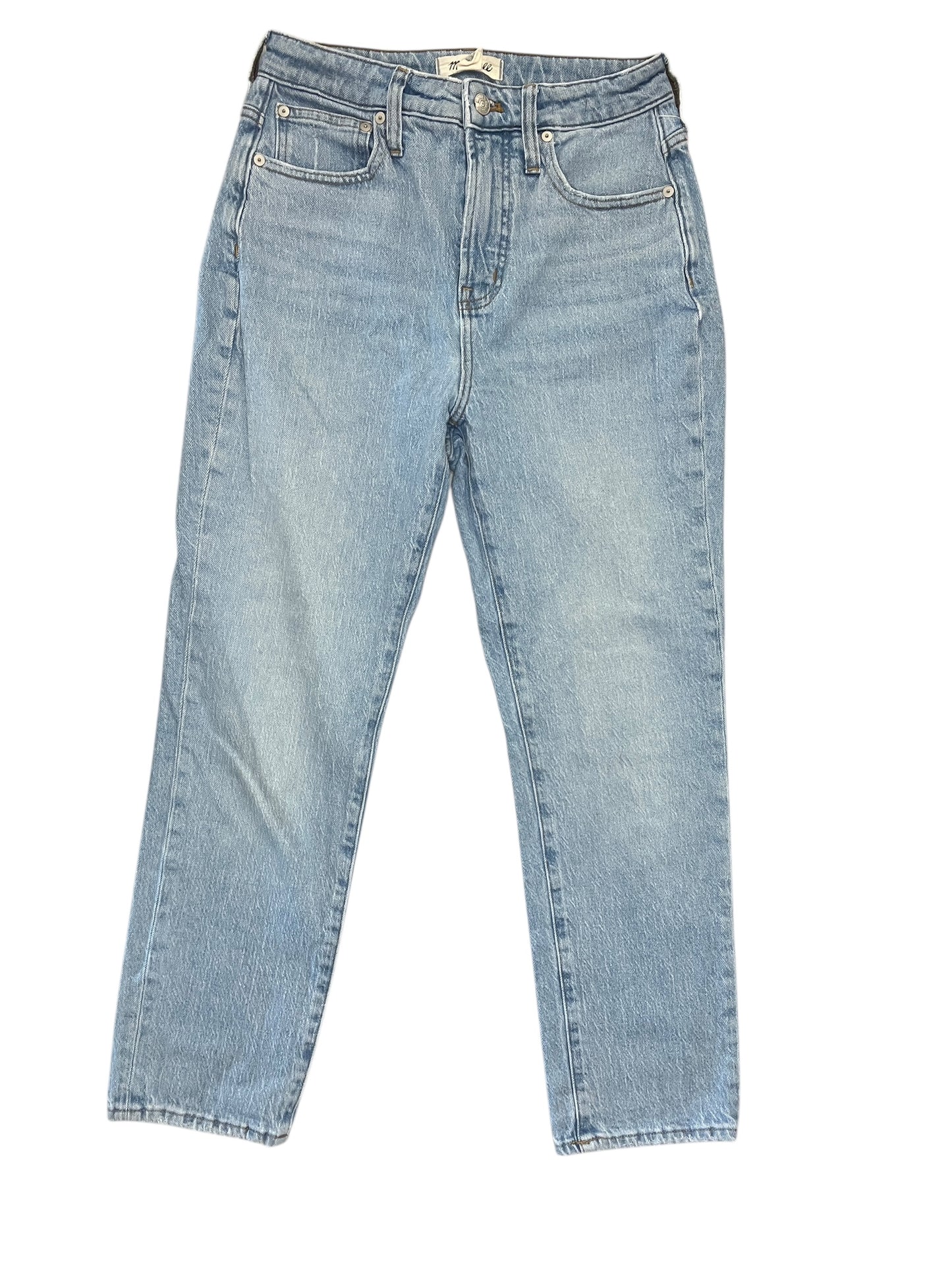 Jeans Straight By Madewell In Blue Denim, Size:0
