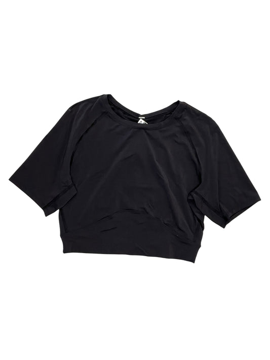 Athletic Top Ss By Lululemon In Black, Size:M