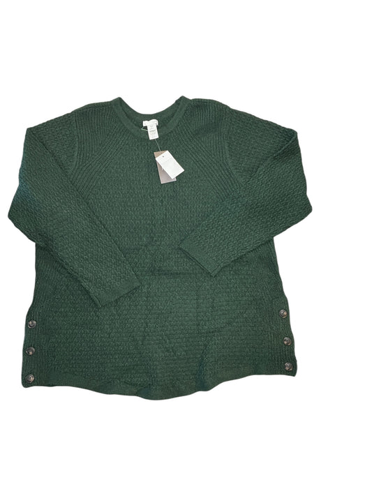 Sweater By J. Jill In Green, Size:1X