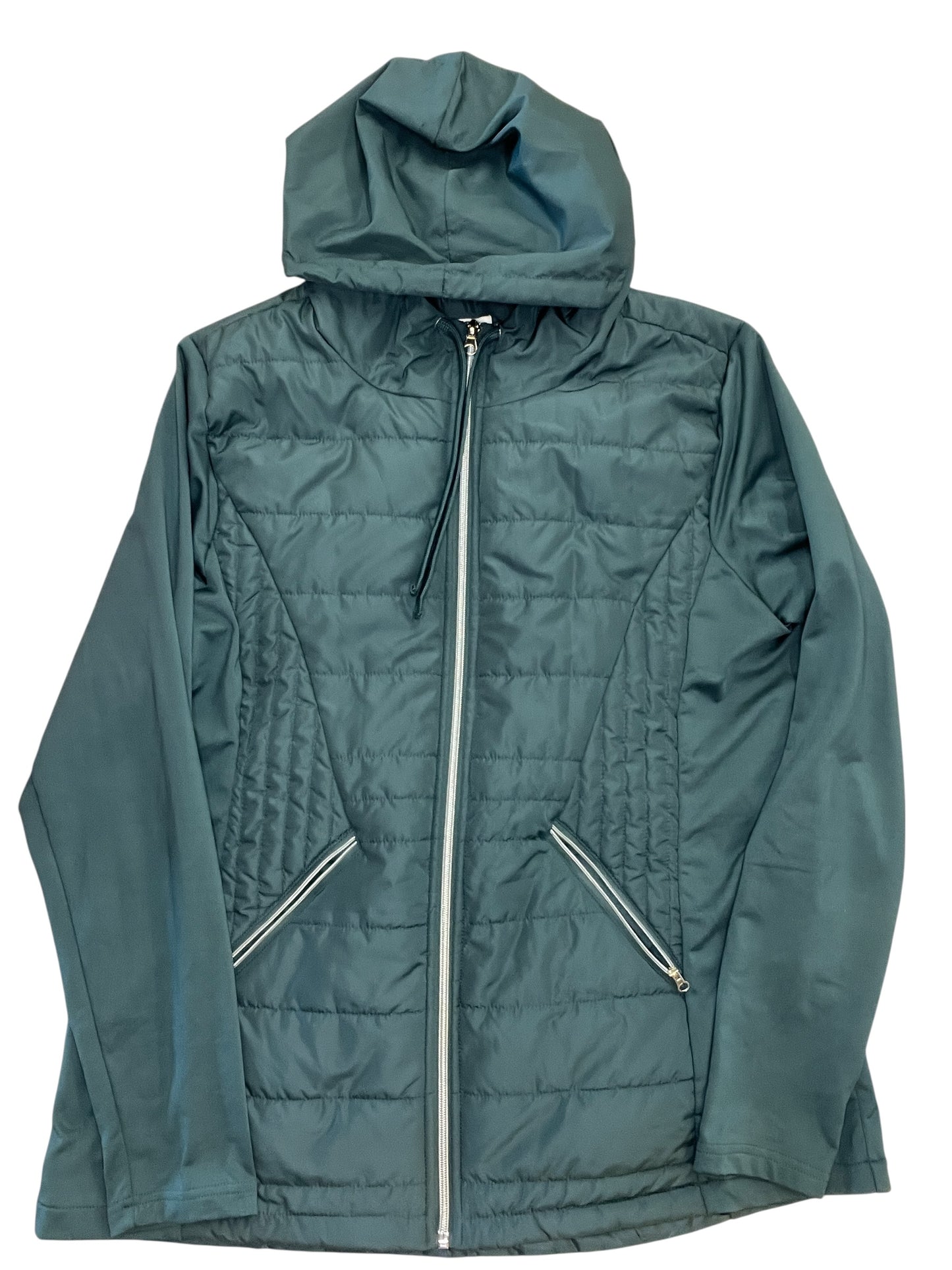Jacket Puffer & Quilted By Maurices In Green, Size:Xl