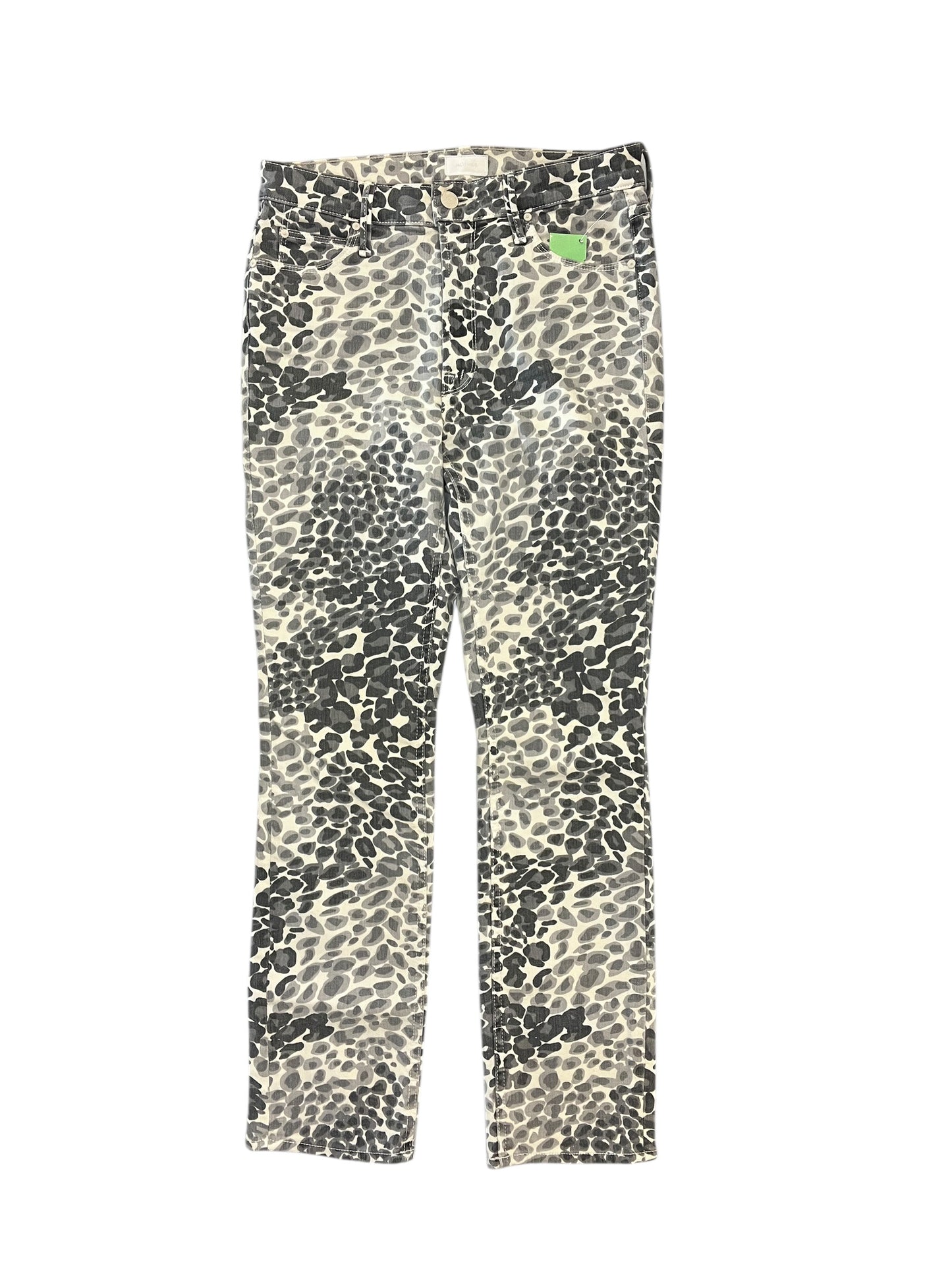 Jeans Straight By Mother In Animal Print, Size:2