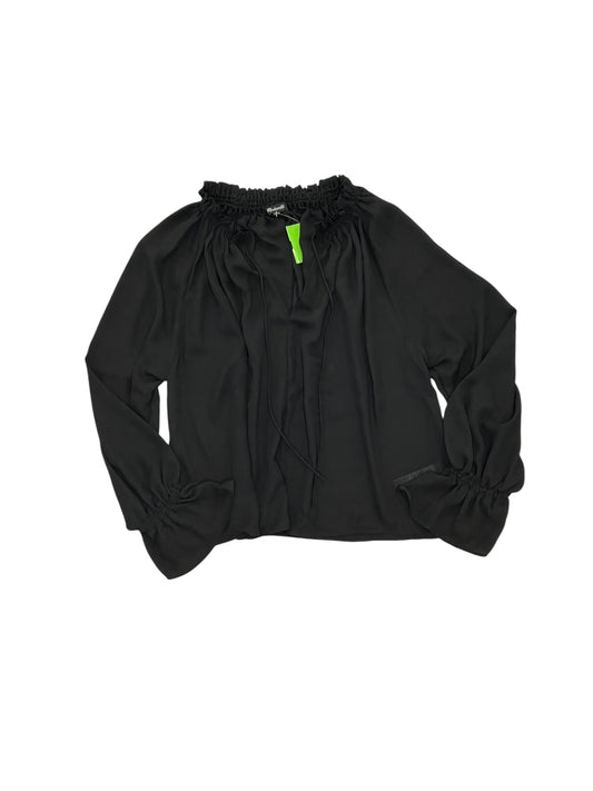 Blouse Ls By Madewell In Black, Size:Xxs