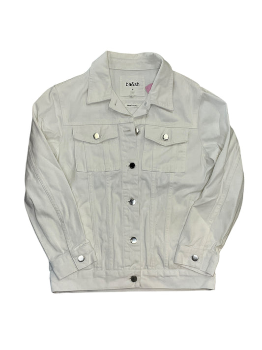 Jacket Denim By Cmc In White Denim, Size:Xs
