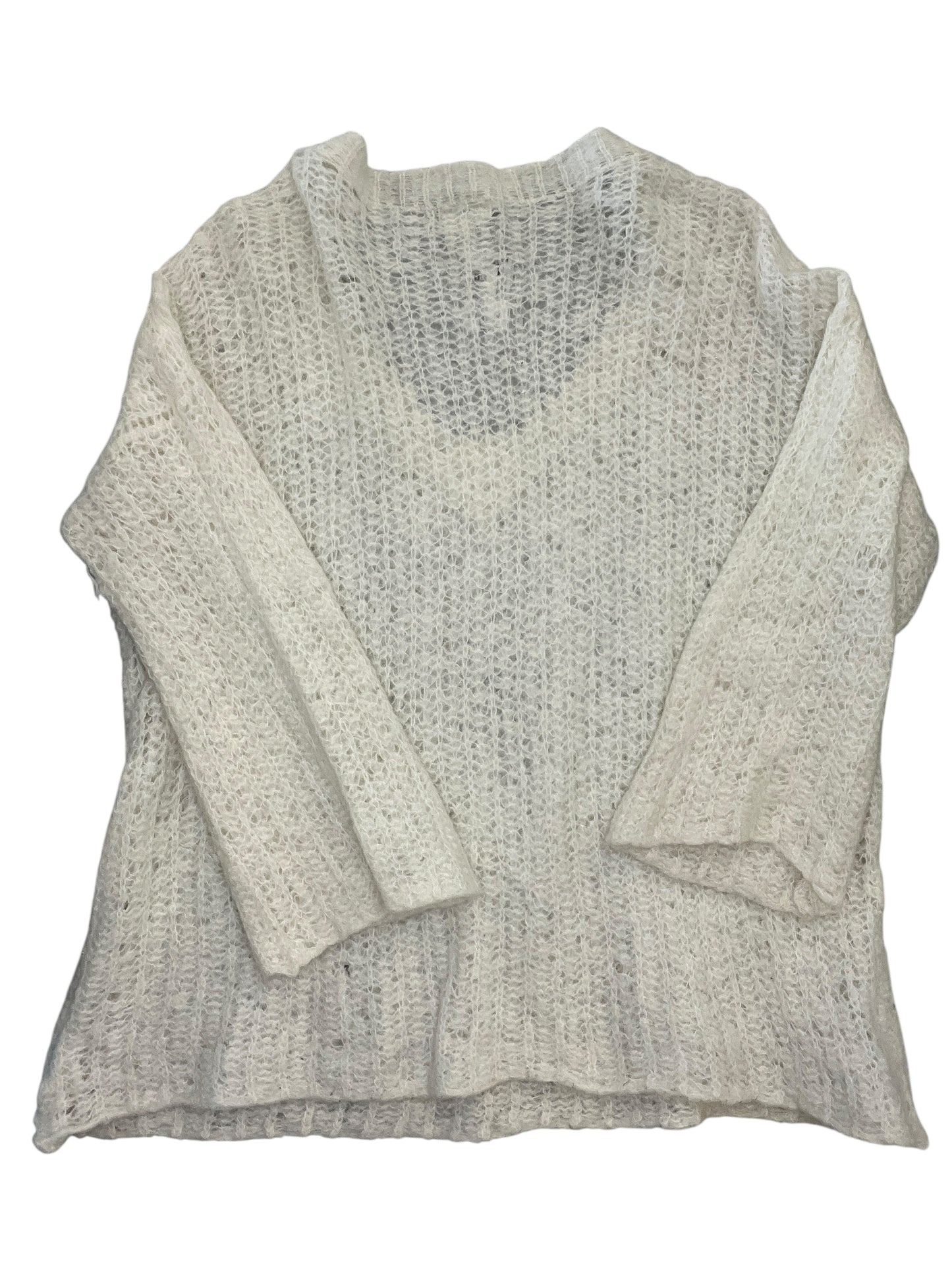 Sweater By Meadow Rue In White, Size:Xl