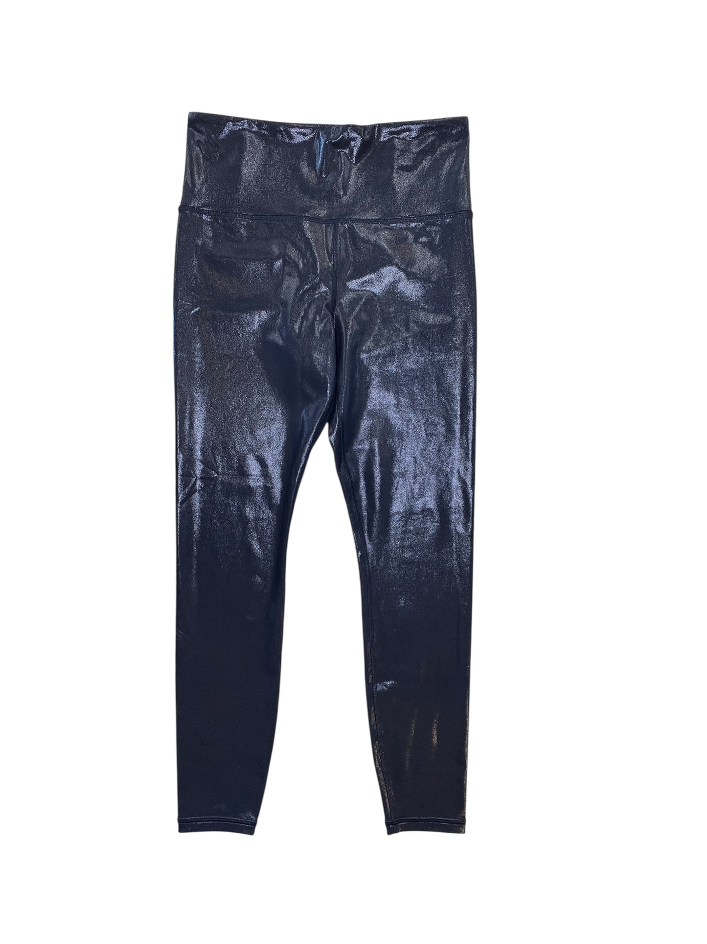Athletic Leggings By Athleta In Blue, Size:M